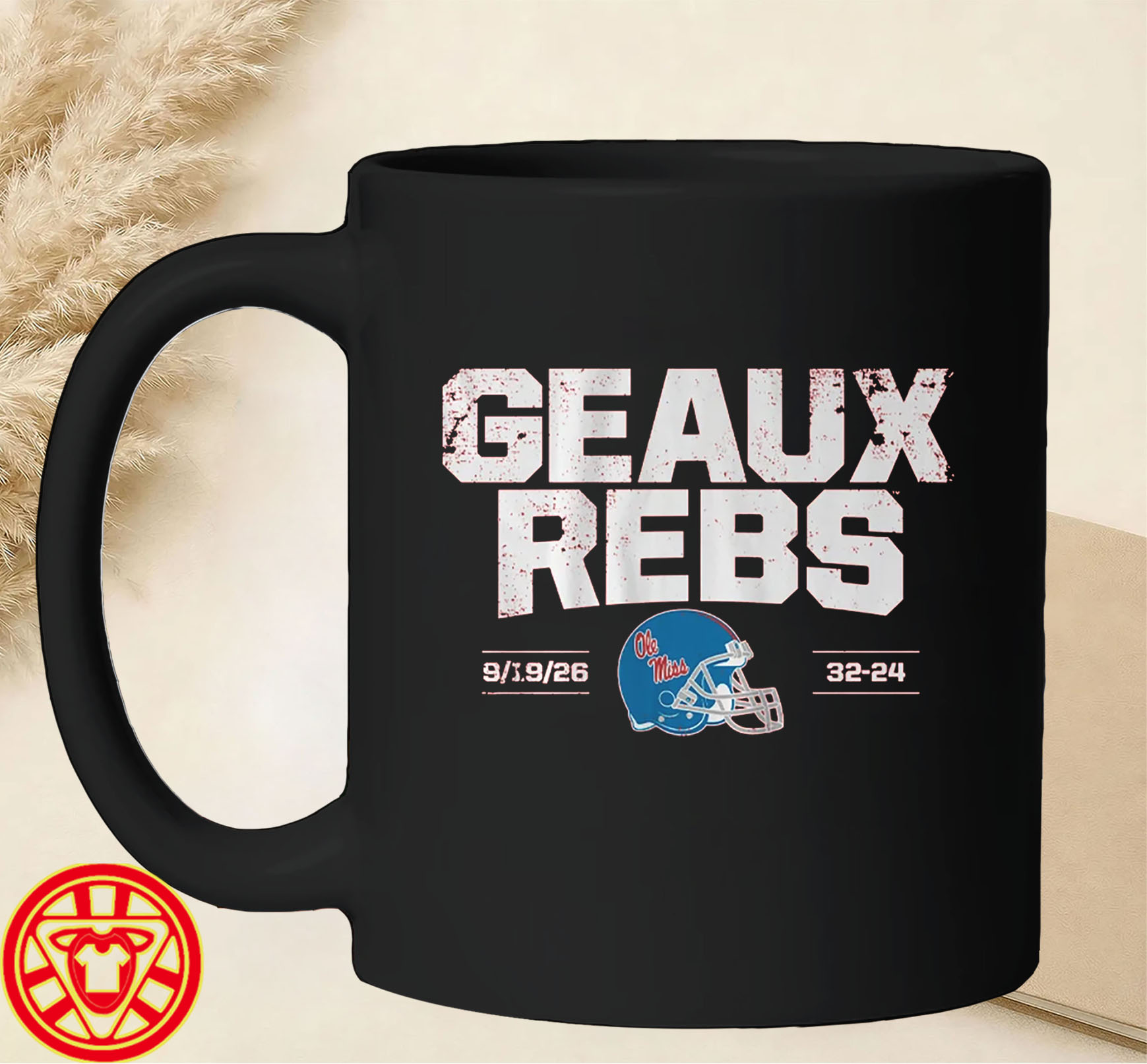 Ole Miss Football Geaux Rebs mug-design