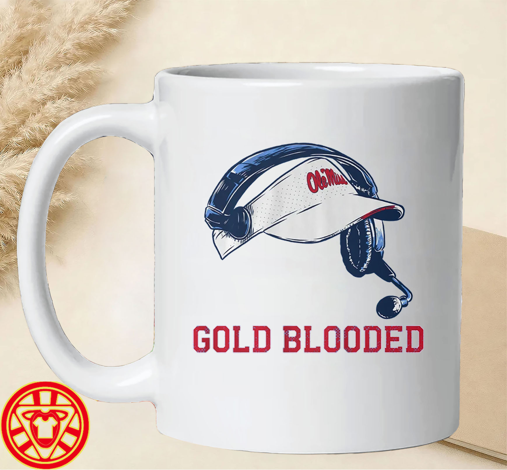 Ole Miss Football Head Coach Visor mug-design
