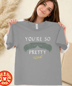 Payton Tolle You're So Pretty Mustache-women-design