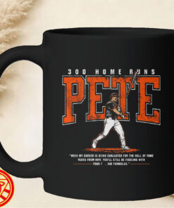 Pete Alonso 300th Home Run Bat Throw-mug-design