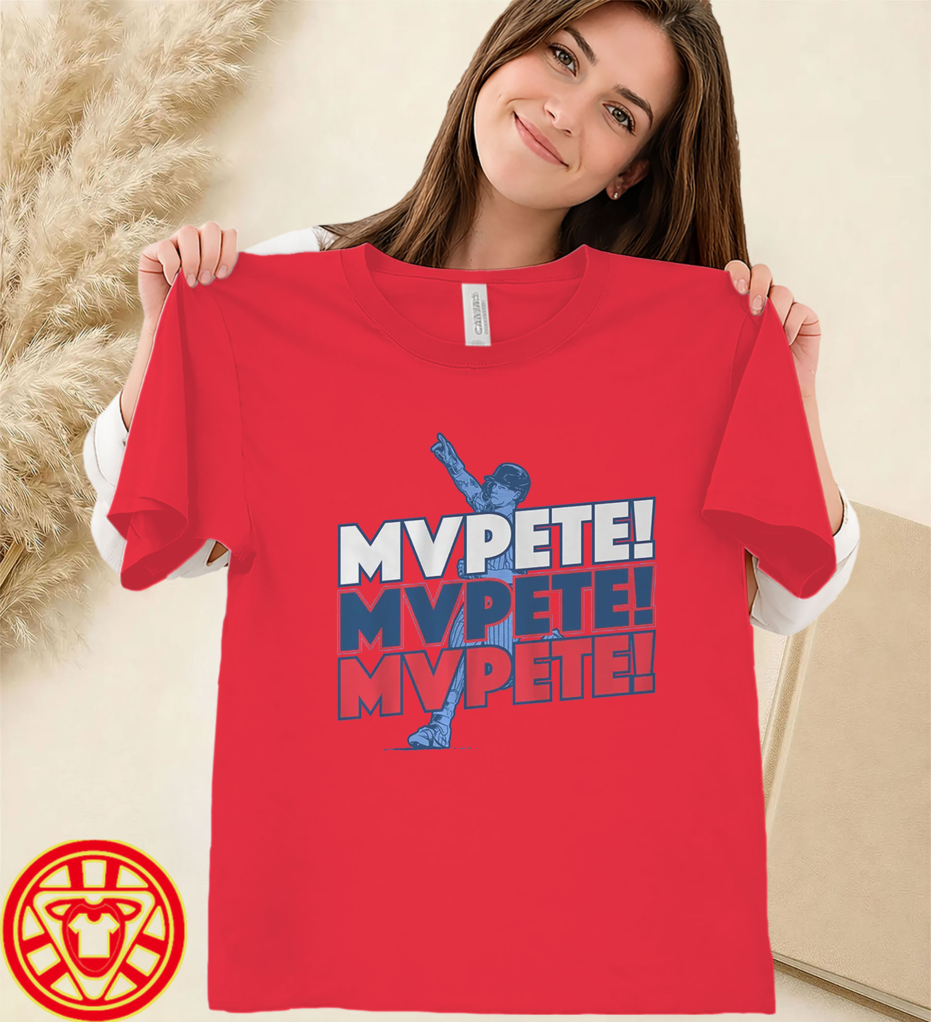 MVPete Shirt - Pete Crow-Armstrong Chicago Chant Tee - Image 3