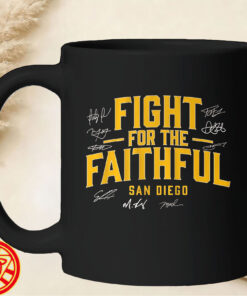 San Diego Baseball Fight For The Faithful mug-design