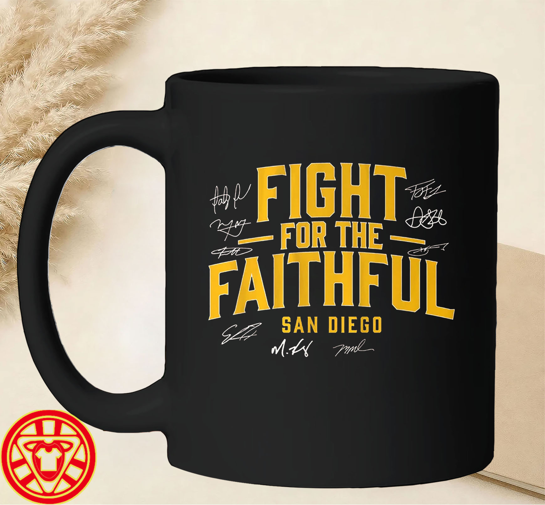 San Diego Baseball Fight For The Faithful mug-design