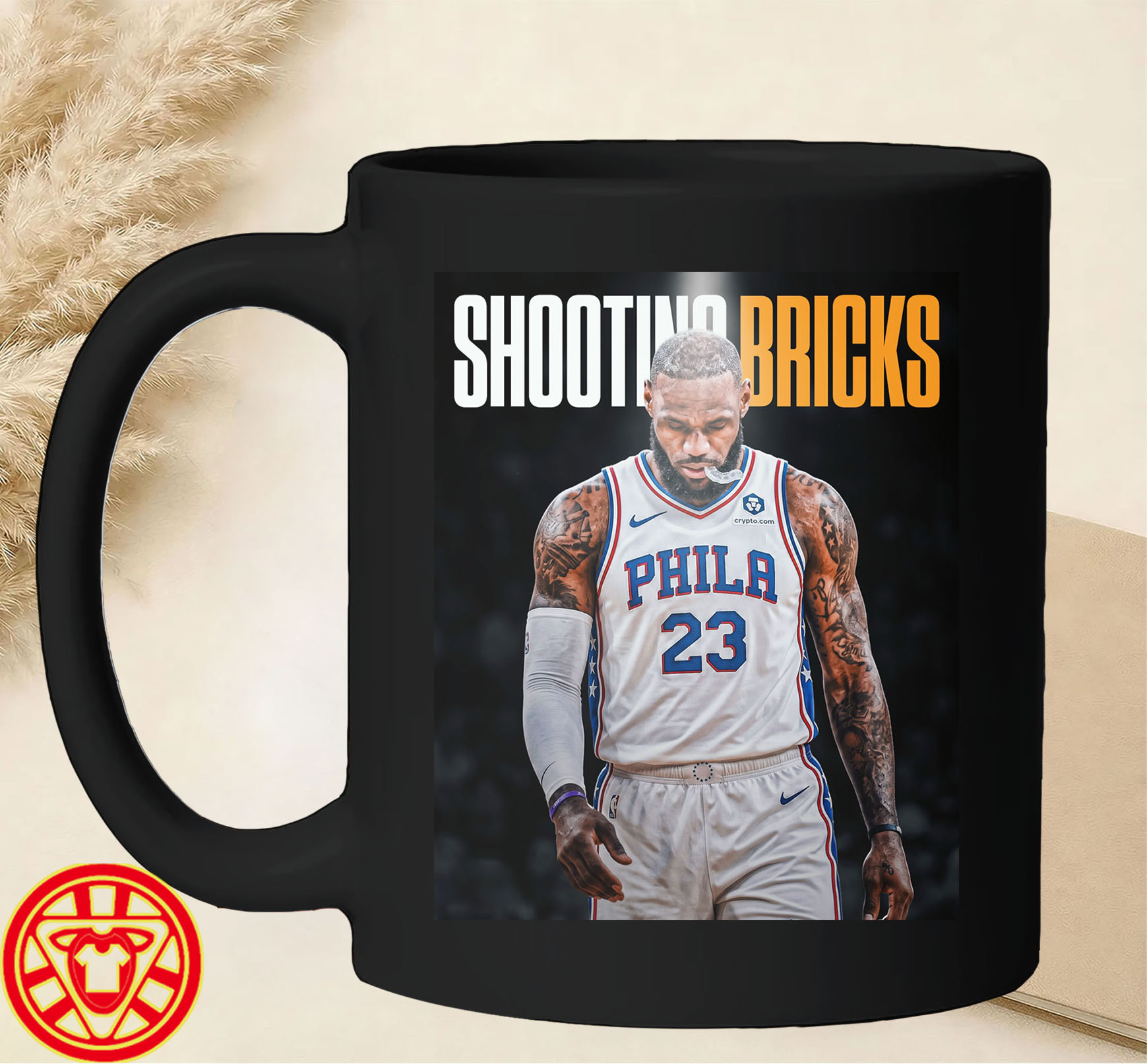 Shooting Bricks Open Run Basketball Meme mug-design