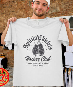 Spittin Chiclets Hockey Club Gloves-men-design