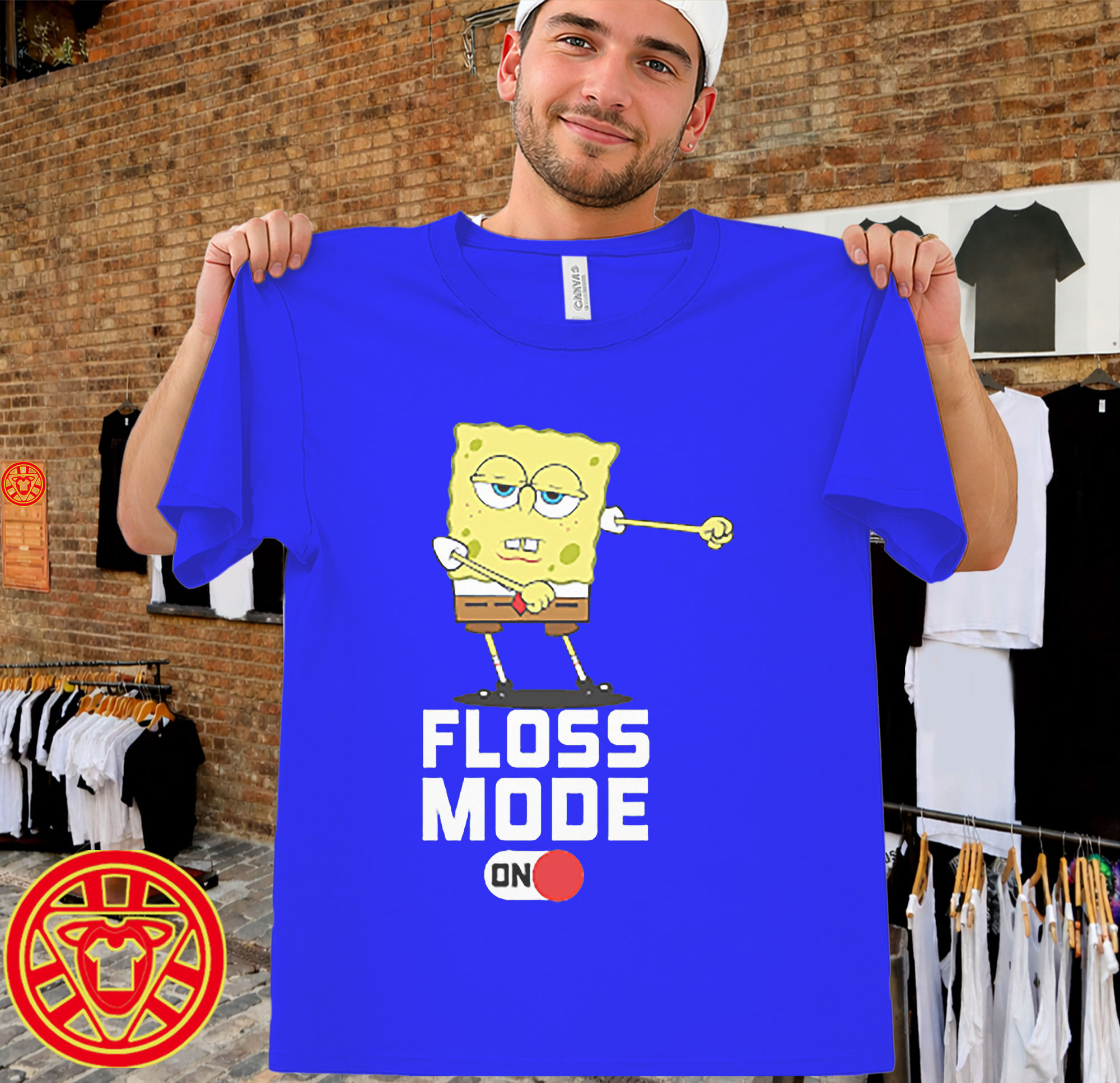 SpongeBob Floss Mode On men-design