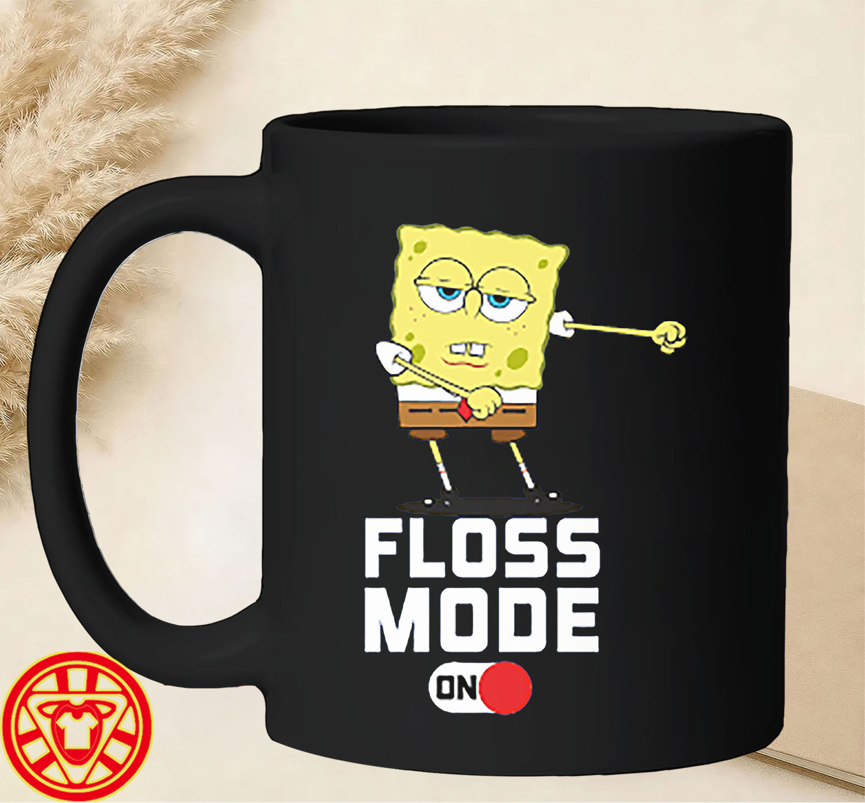 SpongeBob Floss Mode On-mug-design