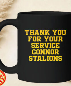 Thank You For Your Service Connor Stalions mug-design