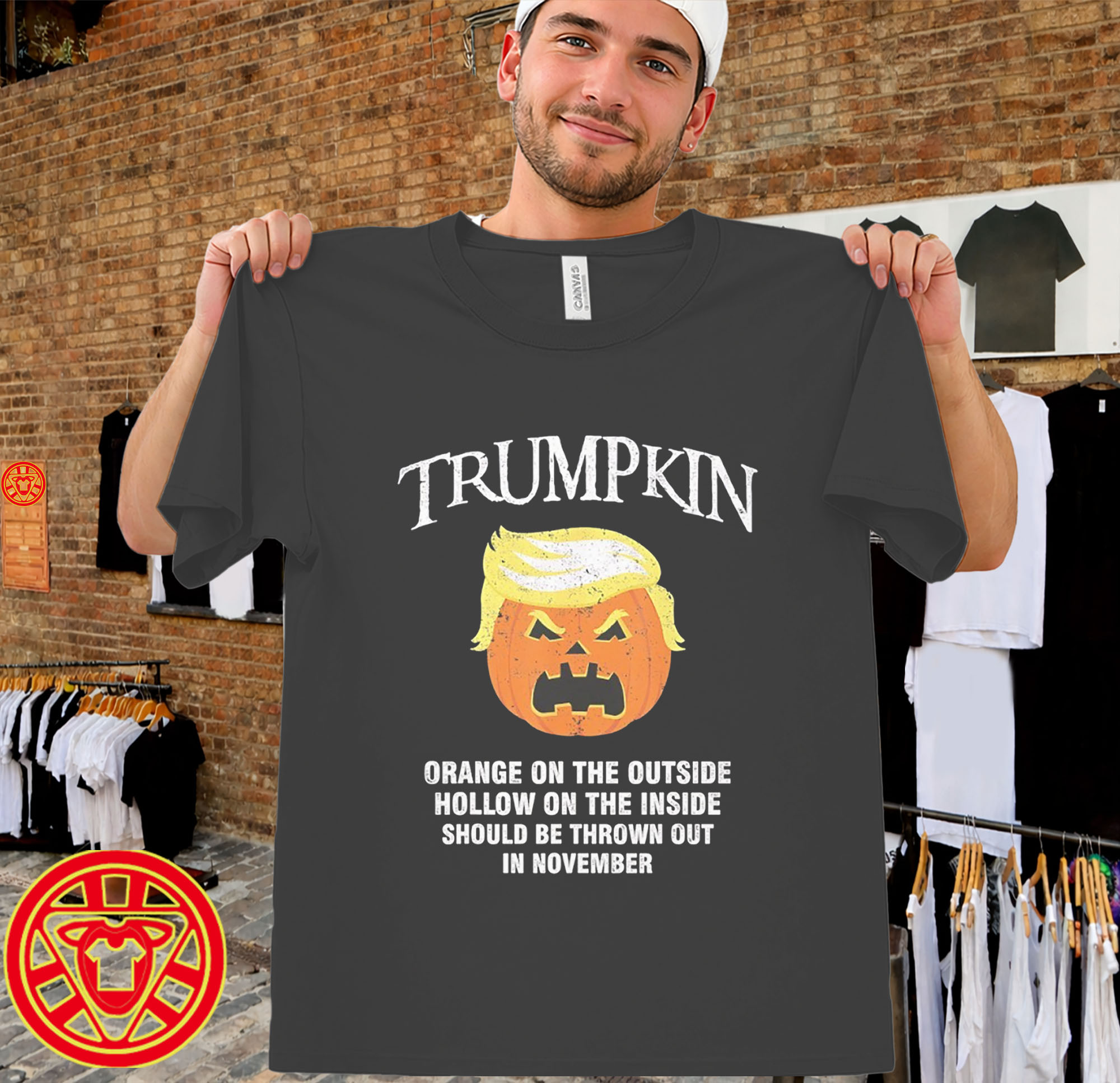 Trumpkin Returns for Halloween-men-design