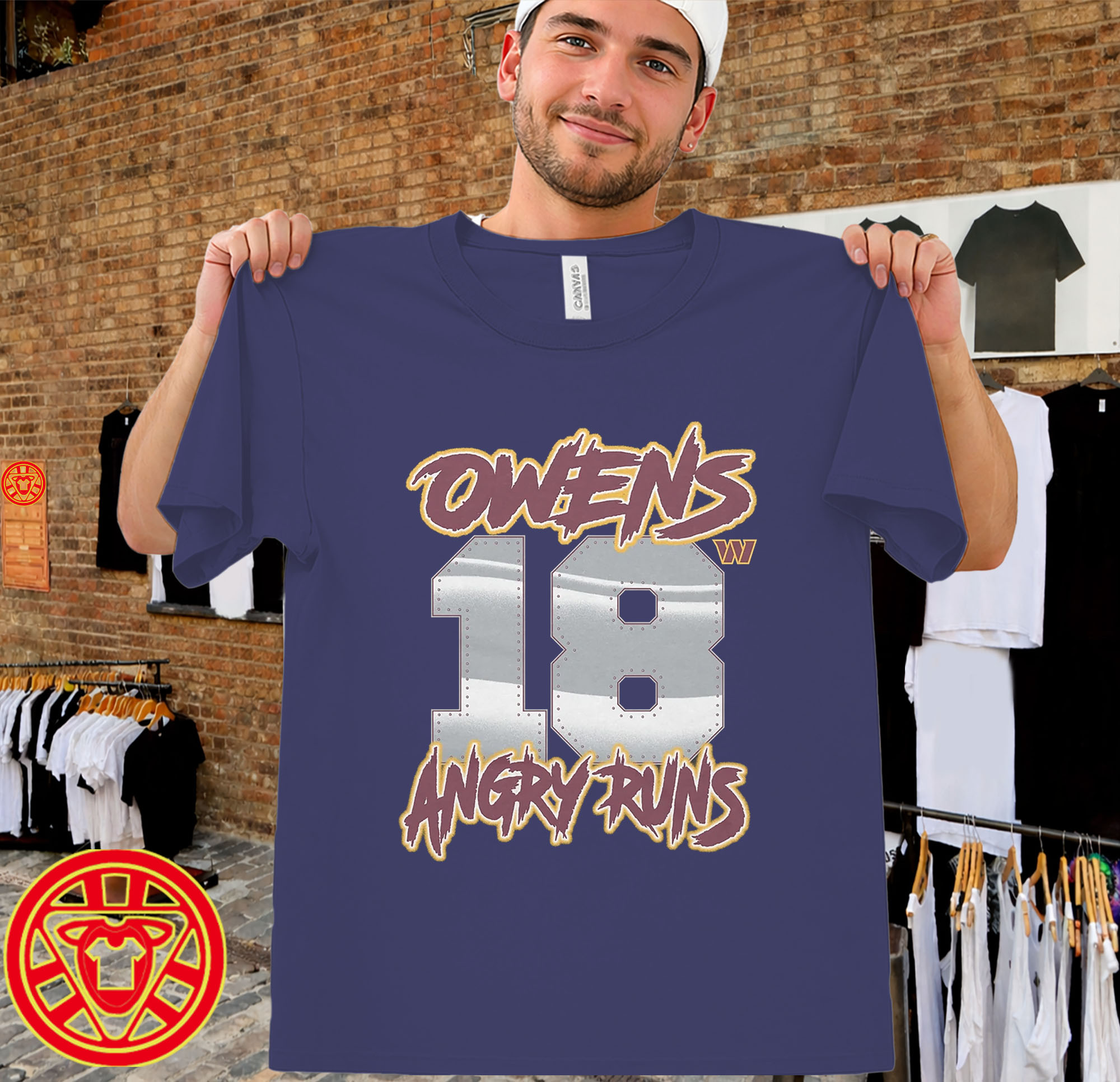 Tyler Owens Washington Commanders Tee men-design