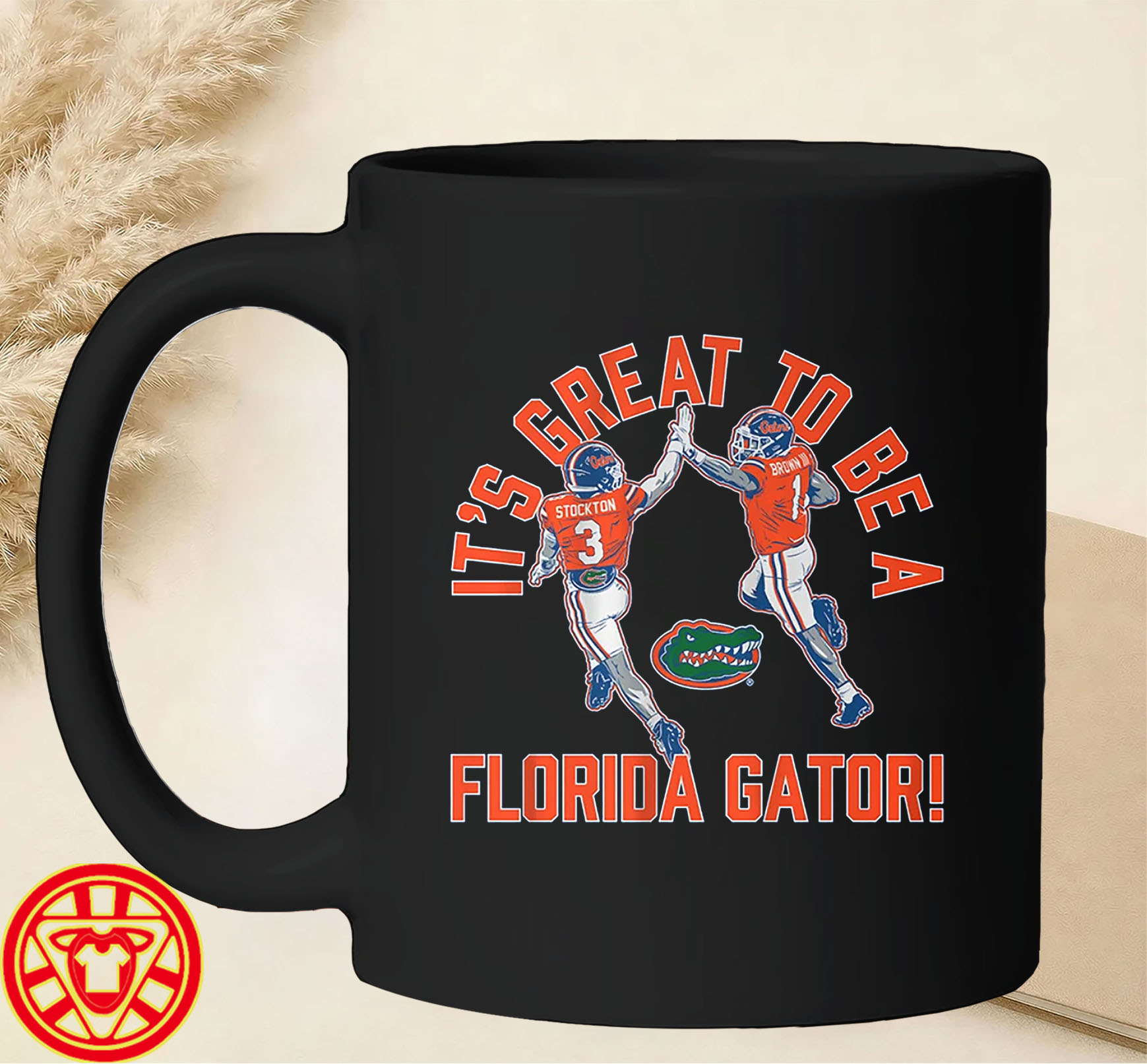 Vernell Brown III & Bailey Stockton High Five-mug-design