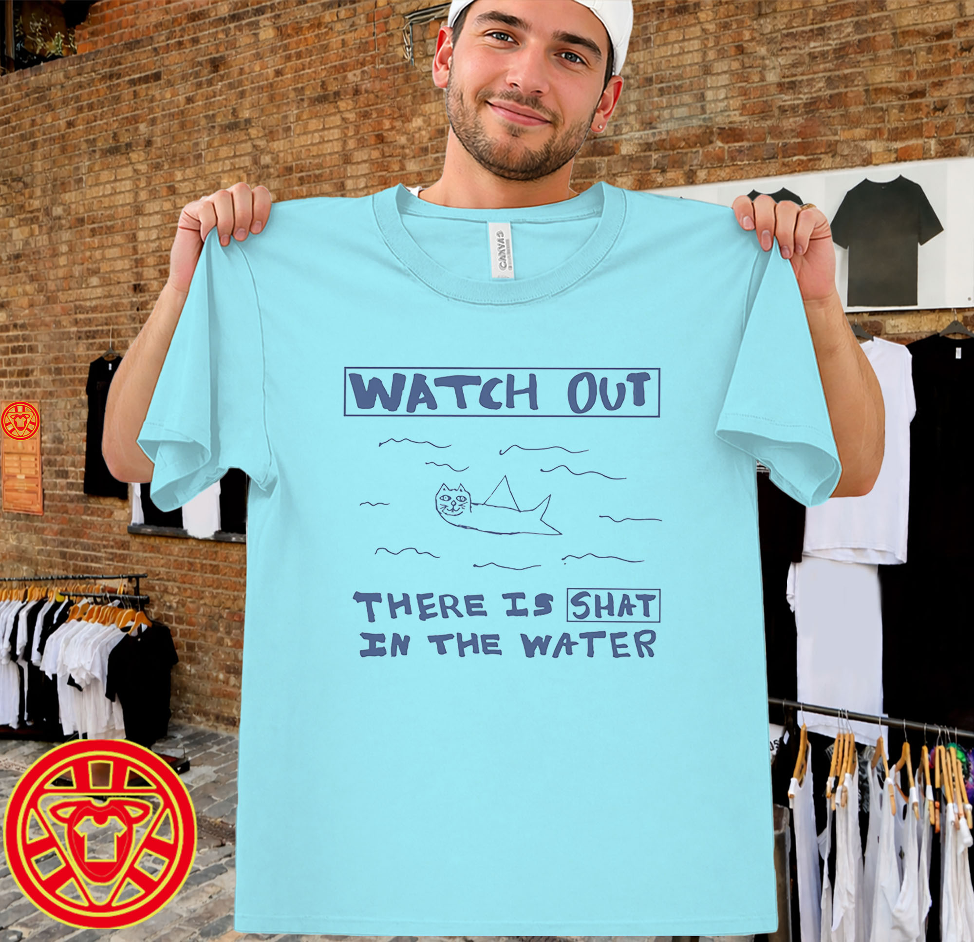 Watch Out There Is Shat In The Water men-design