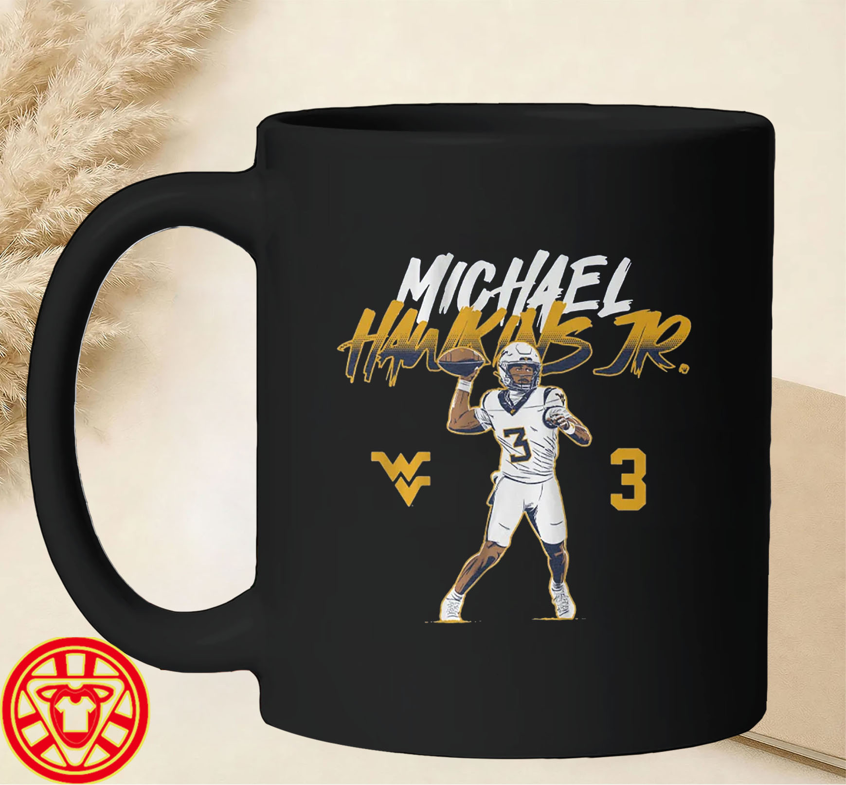 West Virginia Football Michael Hawkins Jr.-mug-design