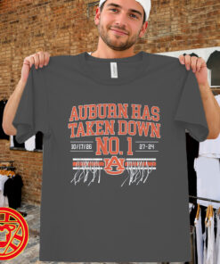 Auburn Football Down Goes No. 1 men-design