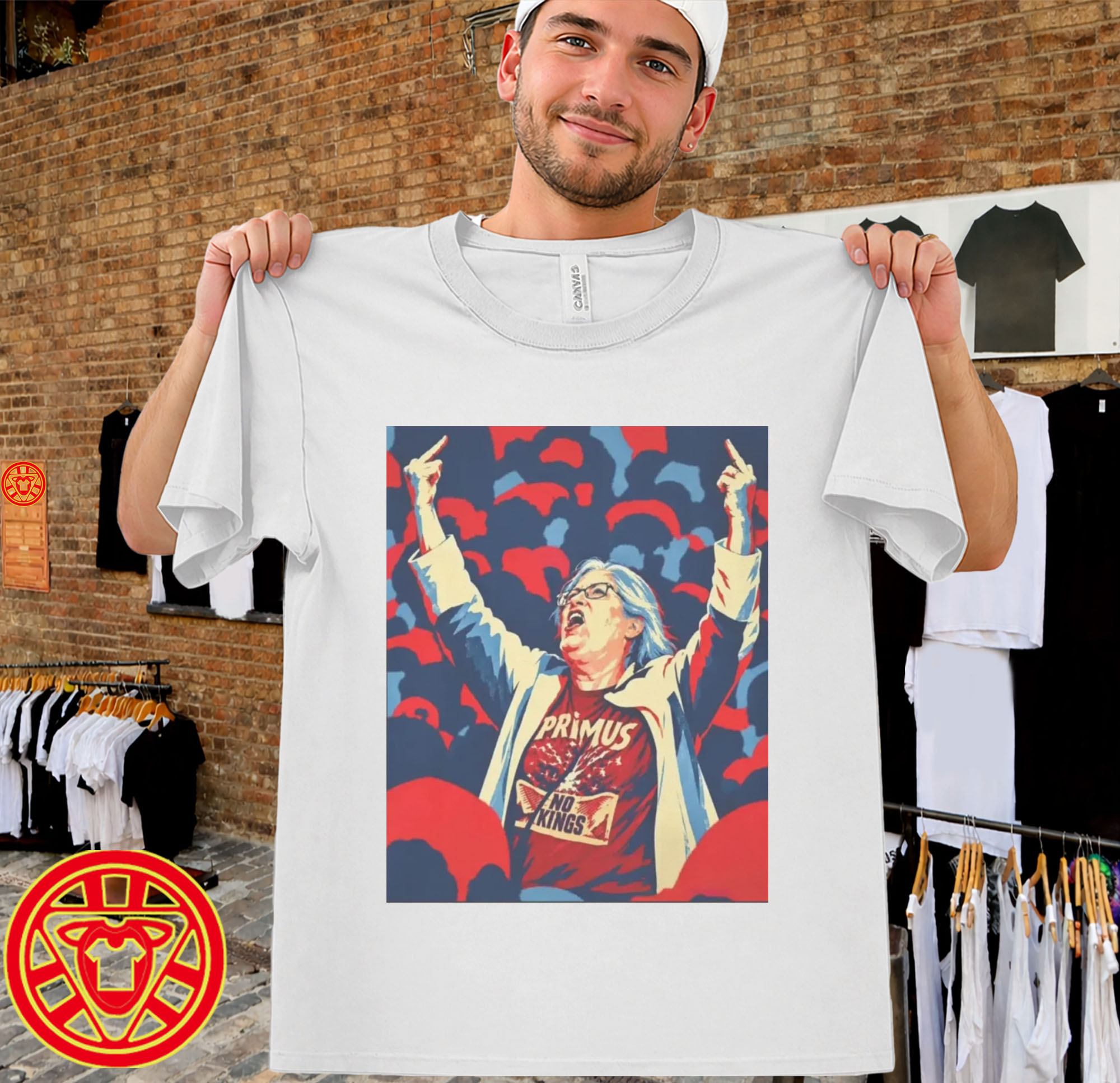 Aunt Sue Primus No Kings Middle Fingermen-design