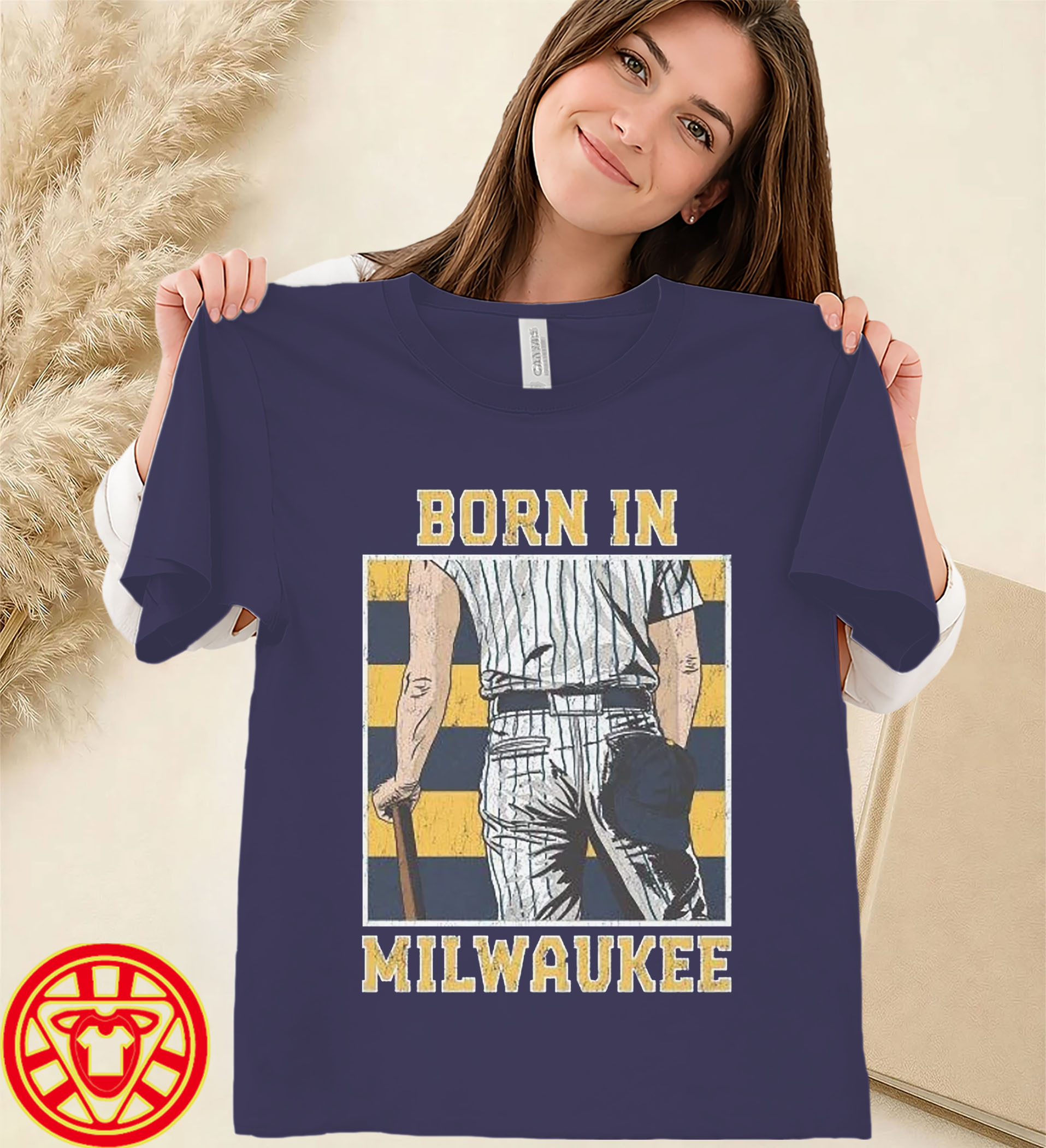 Born In MKE Tee women-design