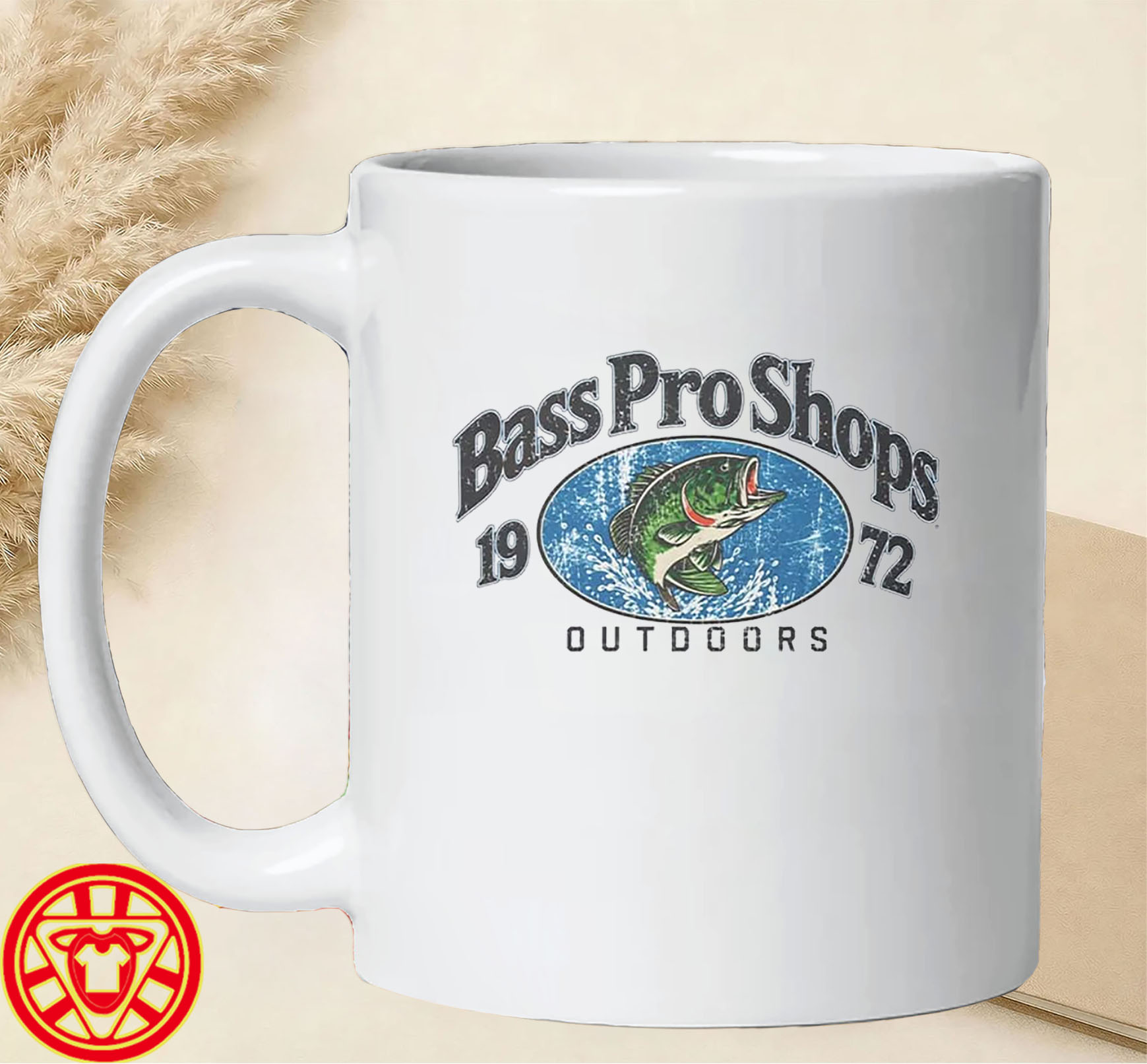 Brad Pitt Bass Pro Shop mug-design