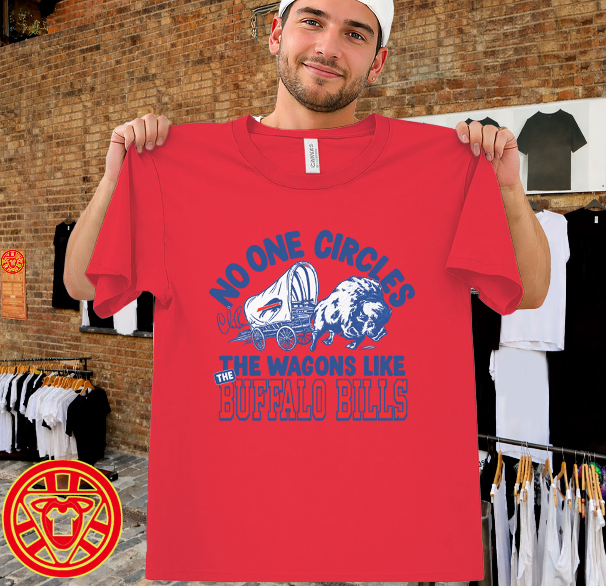 Buffalo Bills No One Circles The Wagons-men-design