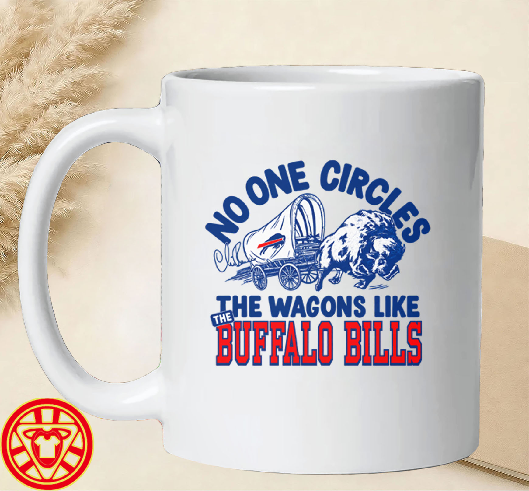 Buffalo Bills No One Circles The Wagons mug-design