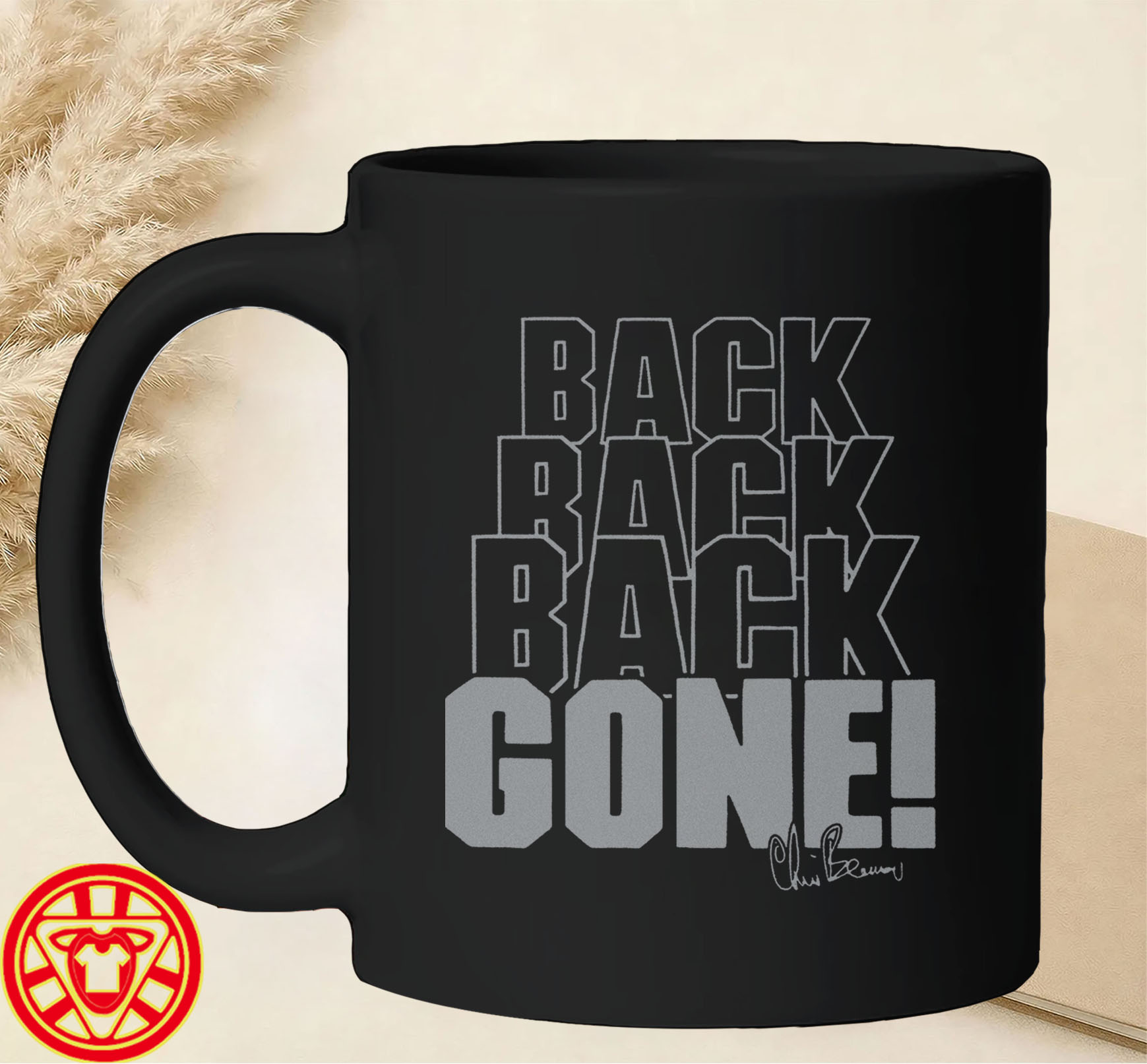 Chris Berman Back Back Back Gone mug-design
