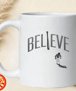 Cleveland BELIEVE Bat Flip Tee mug-design