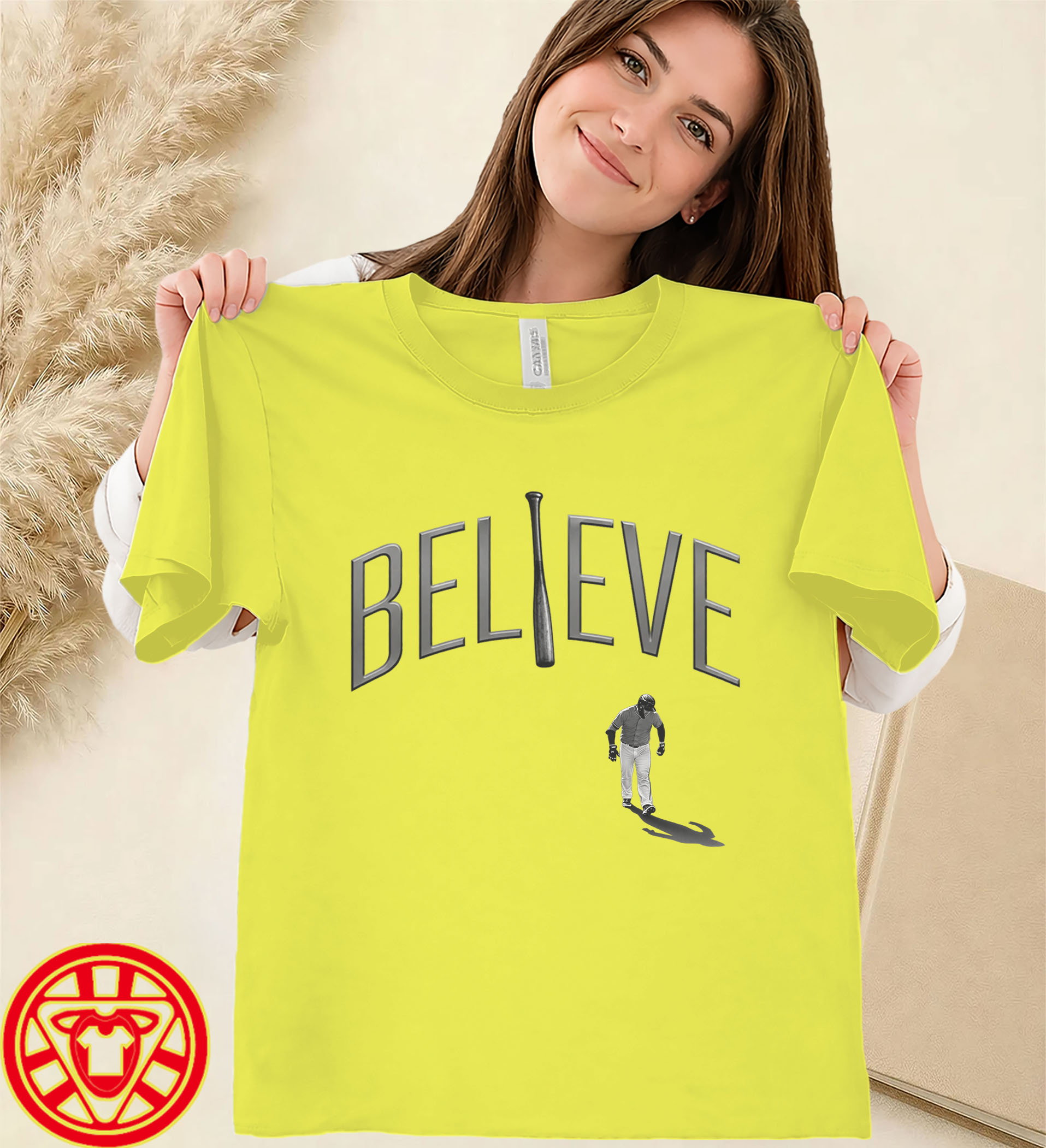 Cleveland BELIEVE Bat Flip Tee women-design