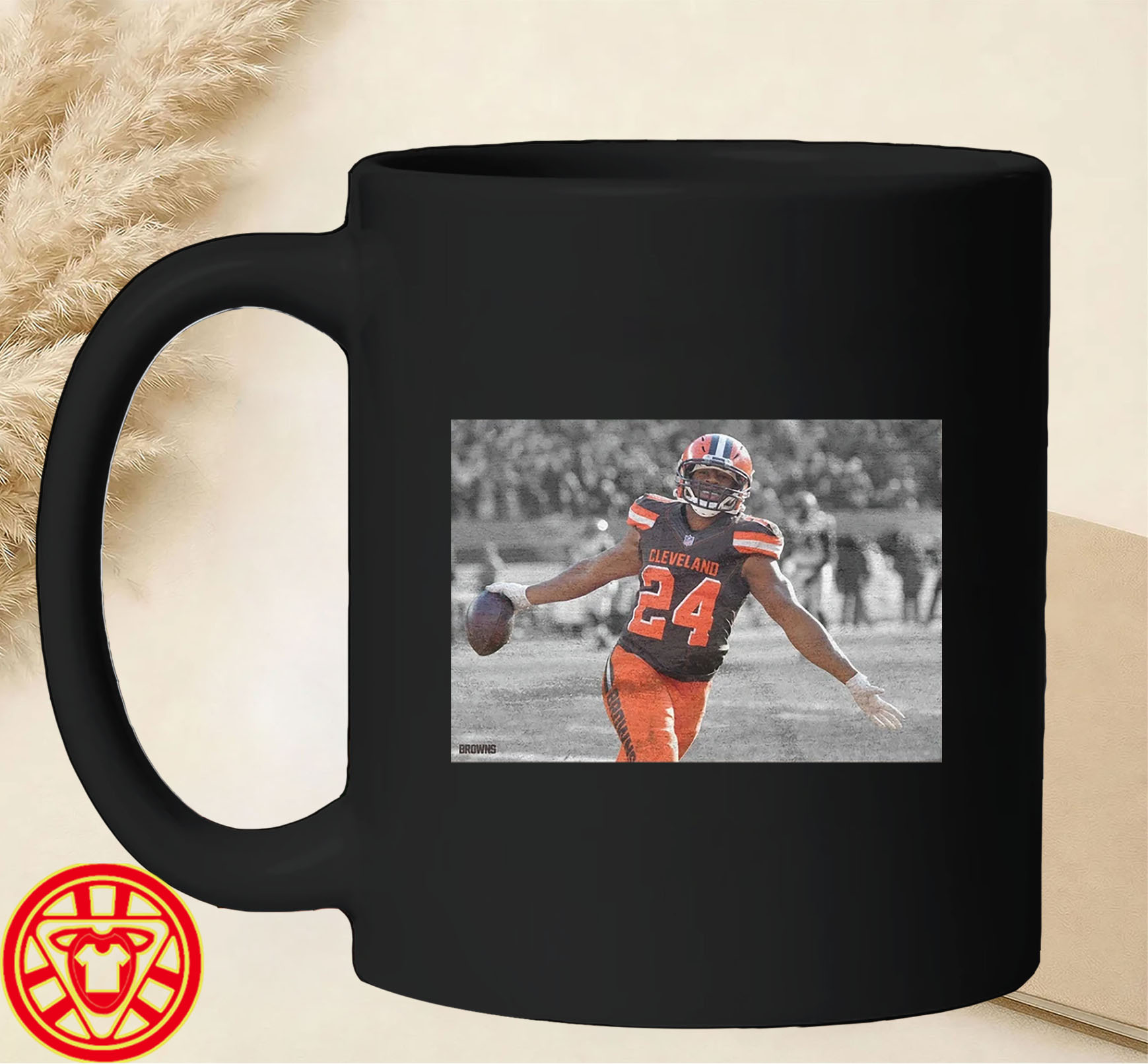 Cleveland Browns Nick Chubb mug-design
