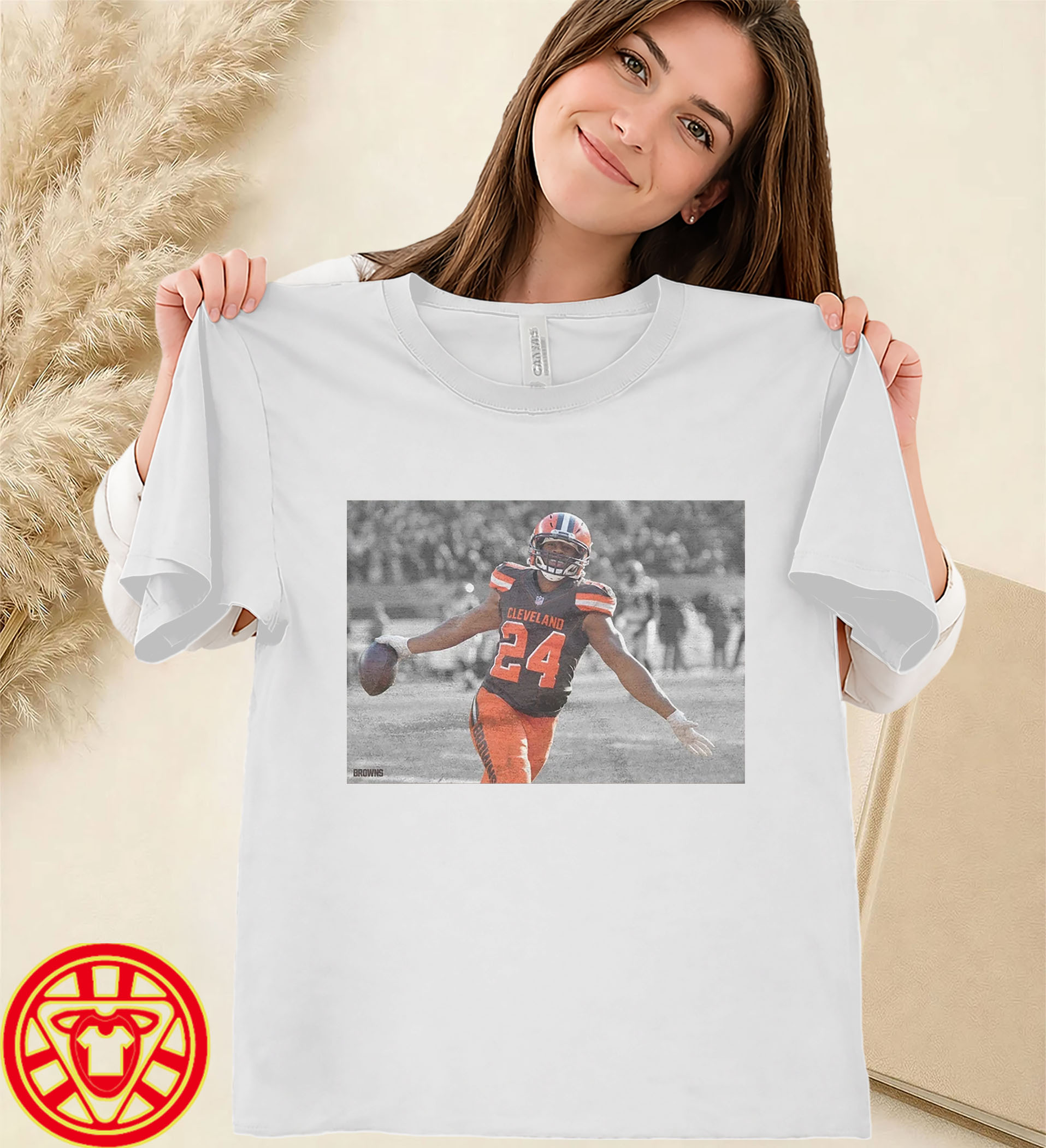 Cleveland Browns Nick Chubb-women-design