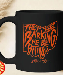 Cleveland Football They Be Barking We Be Biting mug-design