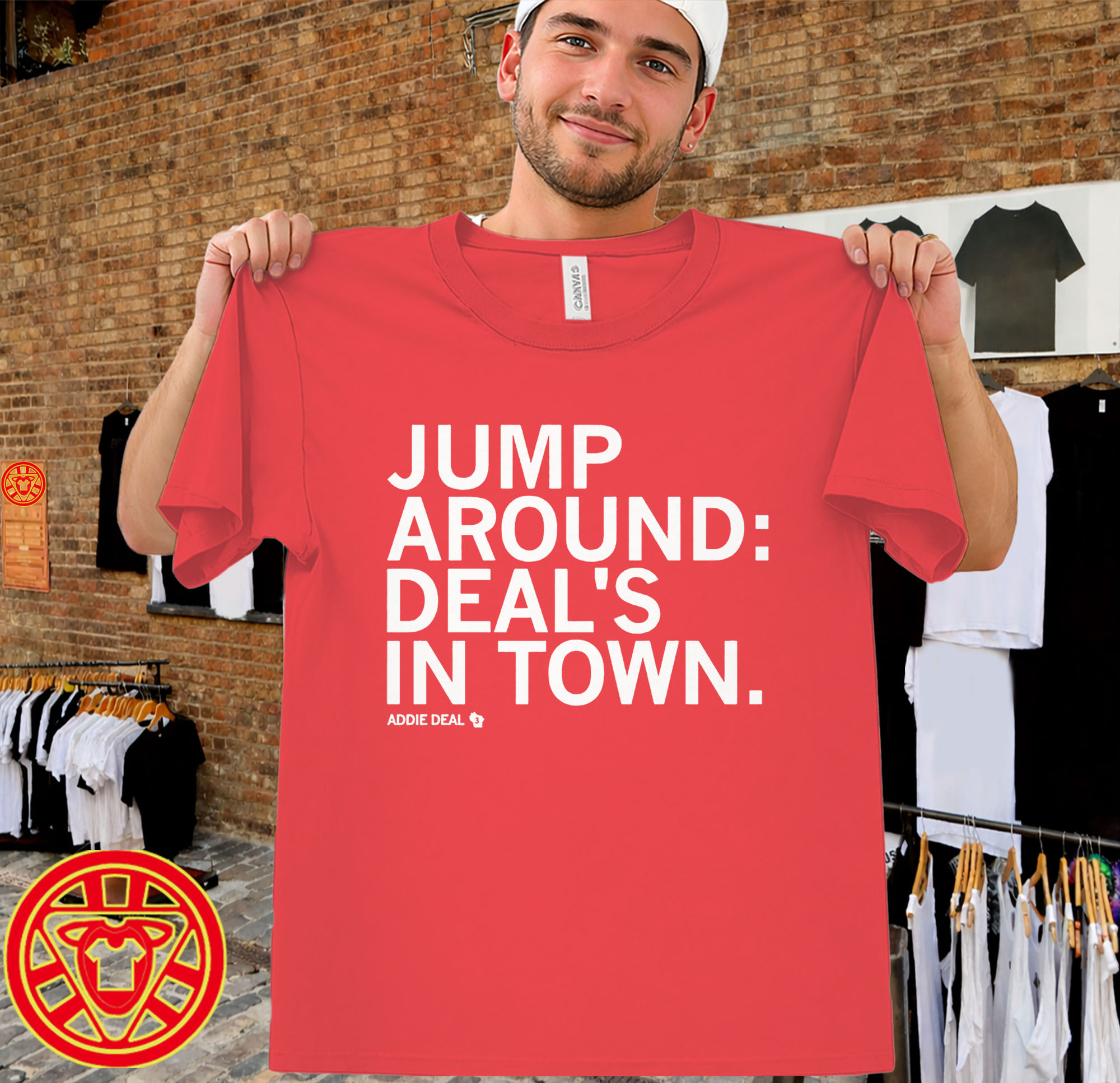 Deal's In Town men-design