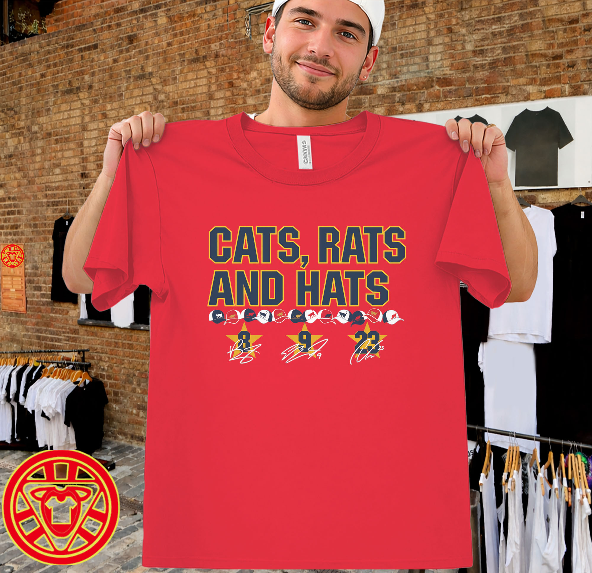 Florida Hockey Cats & Rats & Hats men-design
