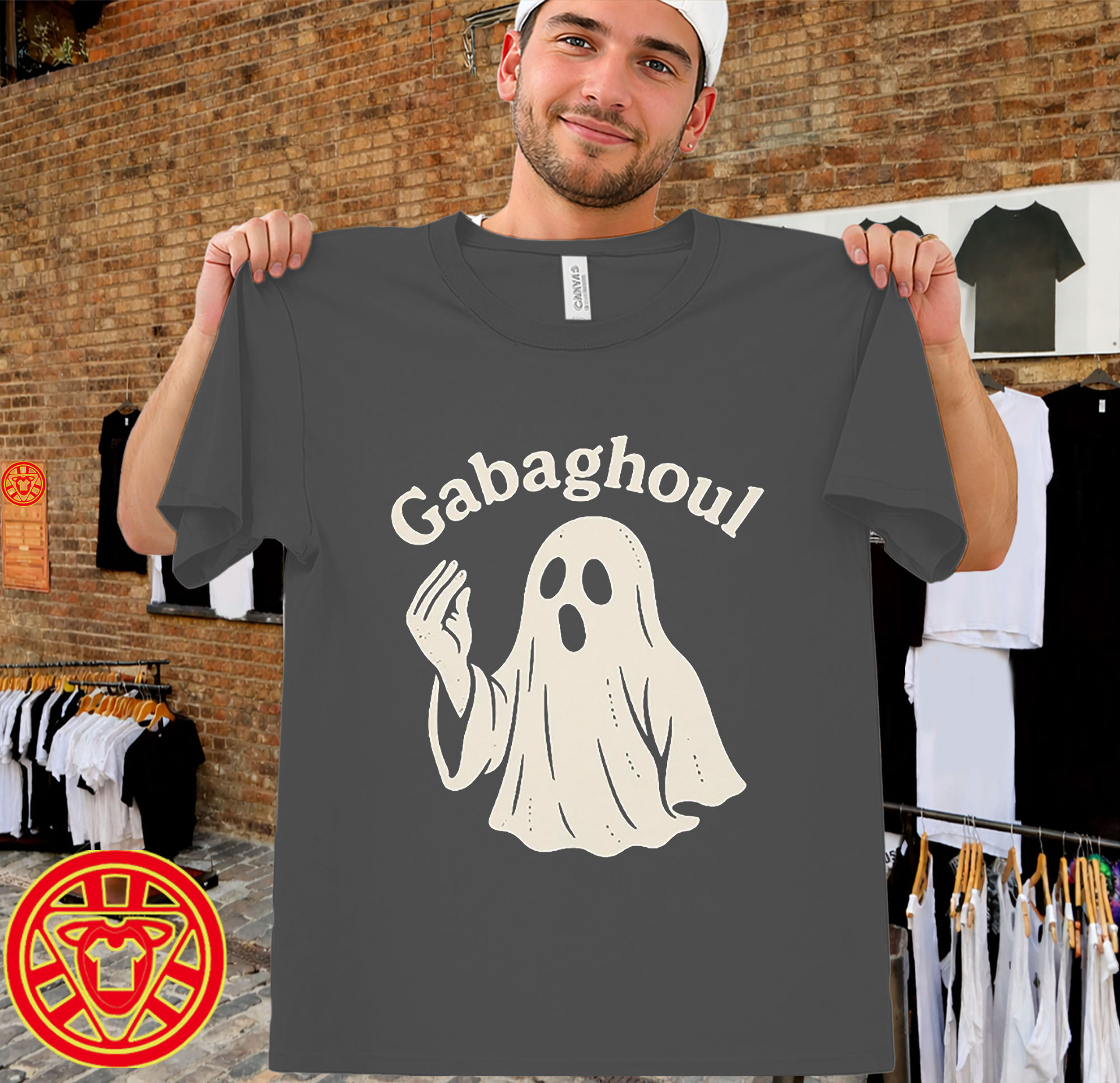 Gabaghoul Ghost Halloween men-design