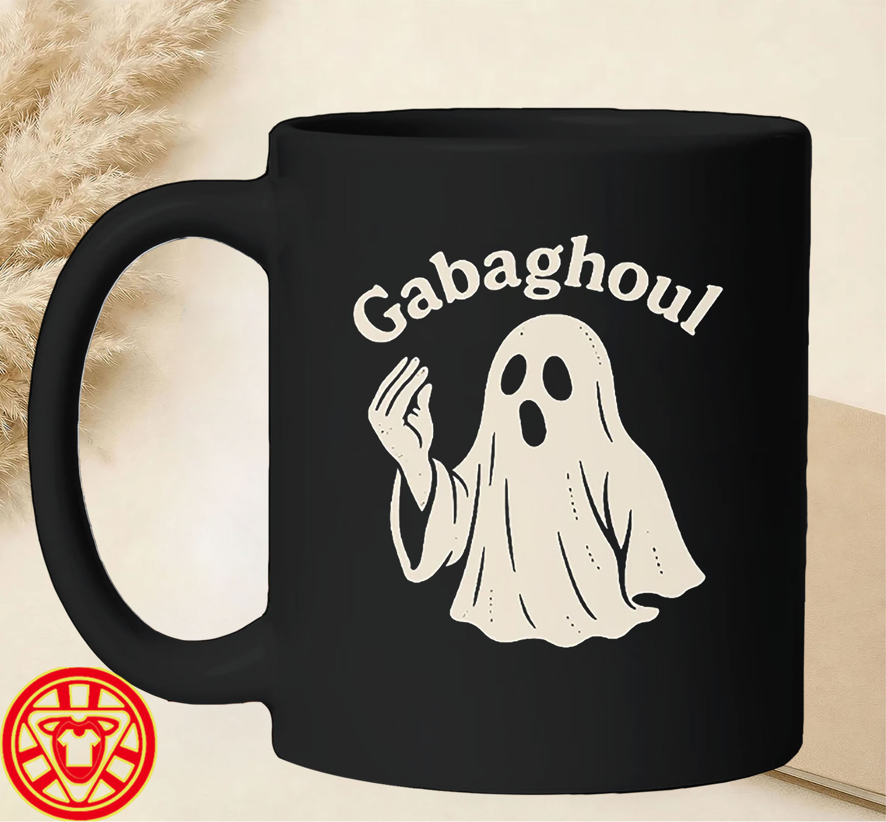 Gabaghoul Ghost Halloween mug-design