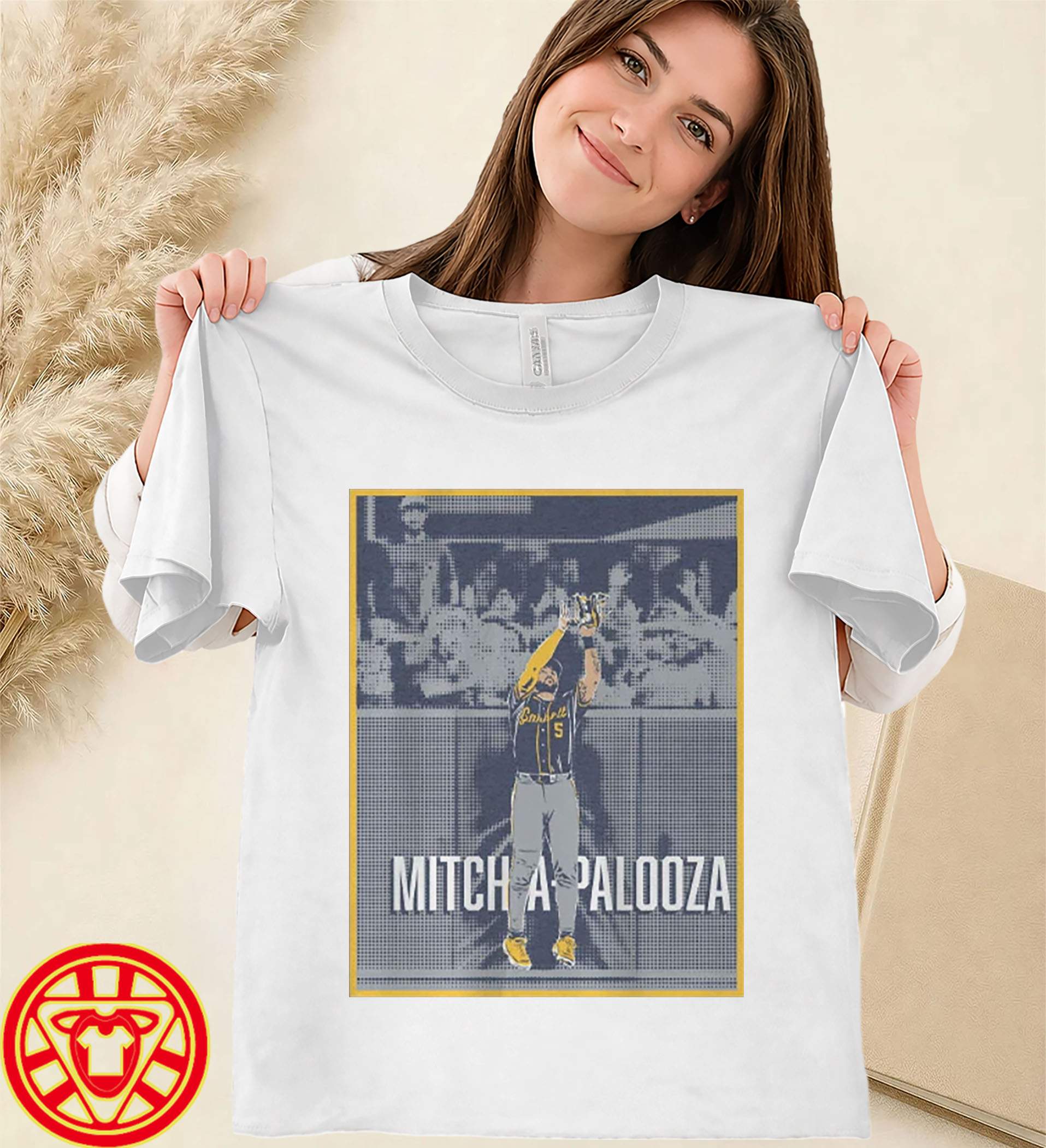 Garrett Mitchell Home Run Robberywomen-design