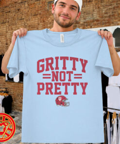 Indiana Football Gritty Not Pretty men-design