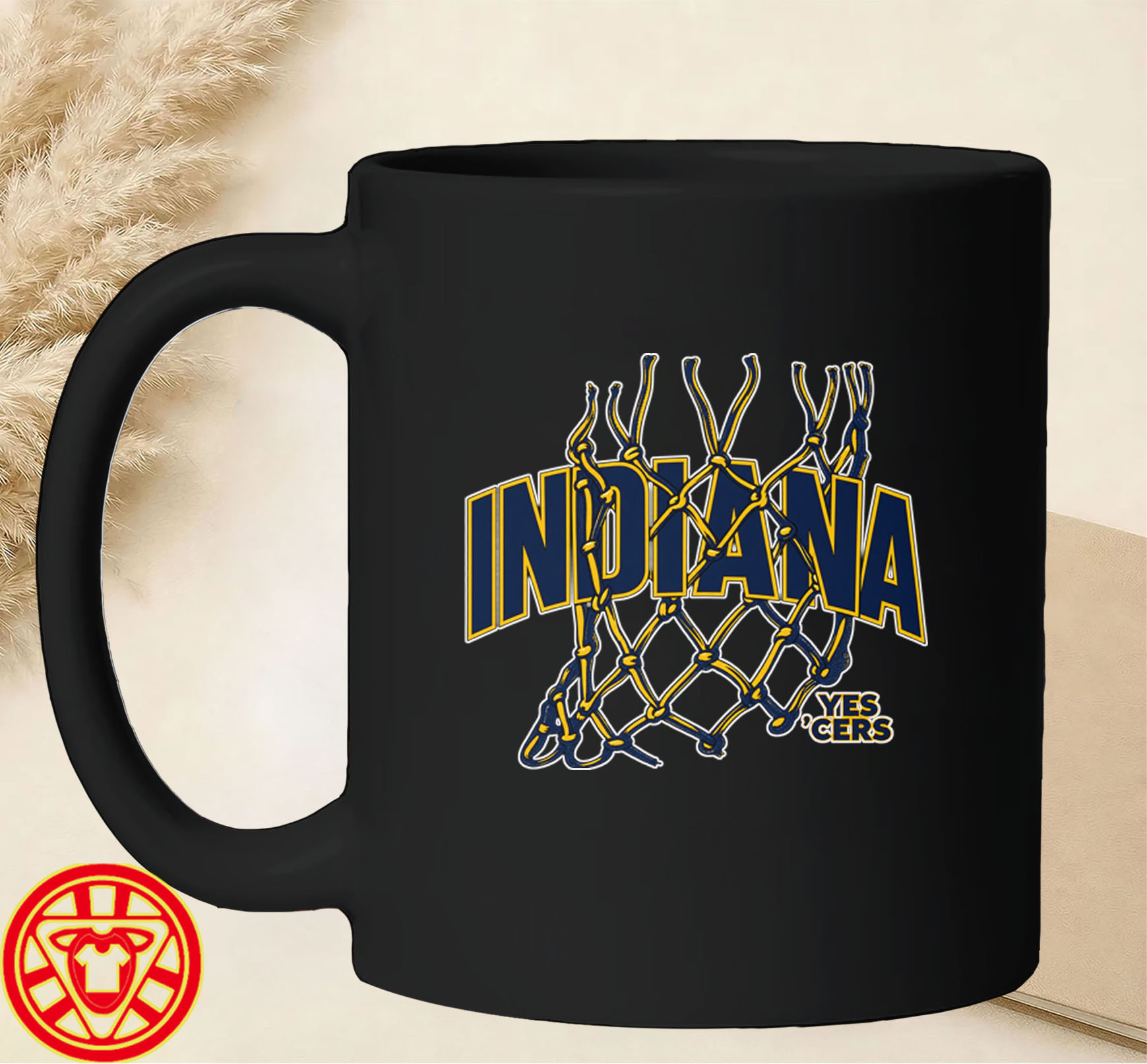 Indiana Pacers Gold Out mug-design