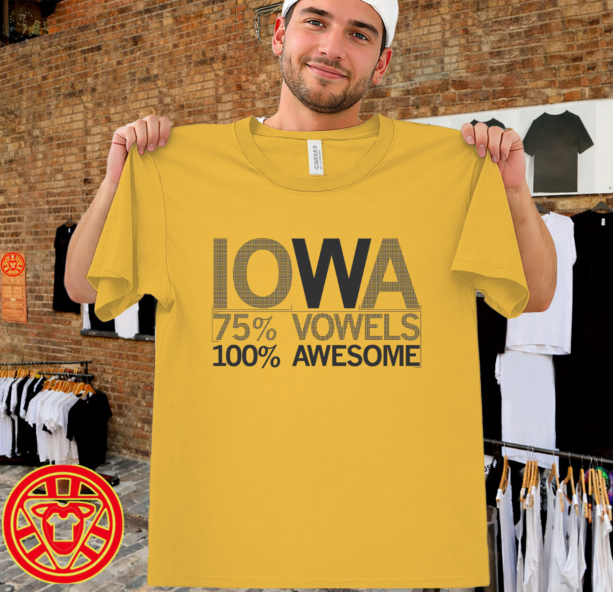 Iowa 75% Vowels 100% Awesome-men-design