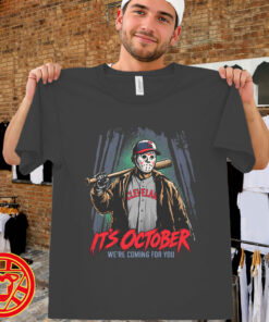 Jason Voorhees Cleveland Guardians It’s October-men-design