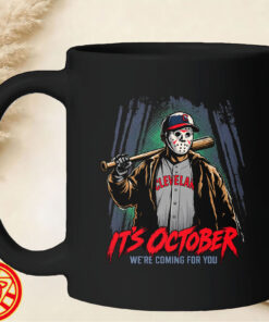 Jason Voorhees Cleveland Guardians It’s October-mug-design