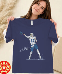 Josh Allen Backhanded Flip Touchdown women-design