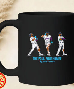 Junior Caminero The Foul Pole Homer mug-design