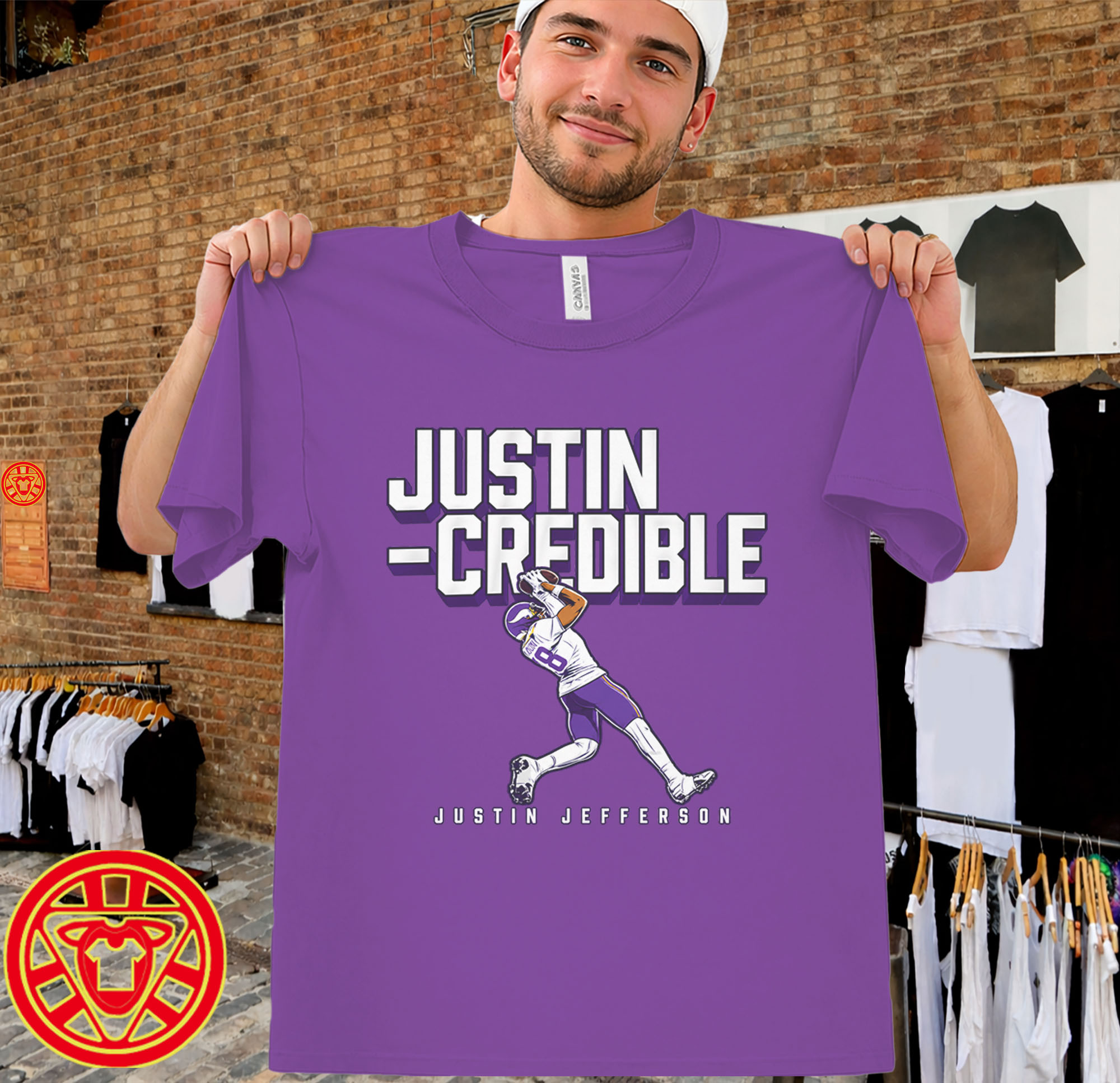 Justin Jefferson Vikings Football-men-design