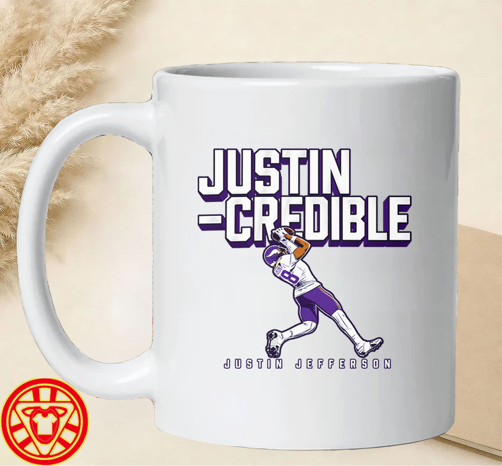 Justin Jefferson Vikings Football-mug-design