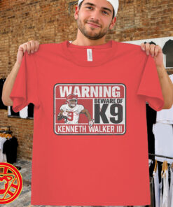 Kenneth Walker III Beware Of K9 men-design