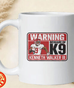 Kenneth Walker III Beware Of K9-mug-design