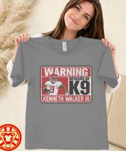 Kenneth Walker III Beware Of K9 women-design