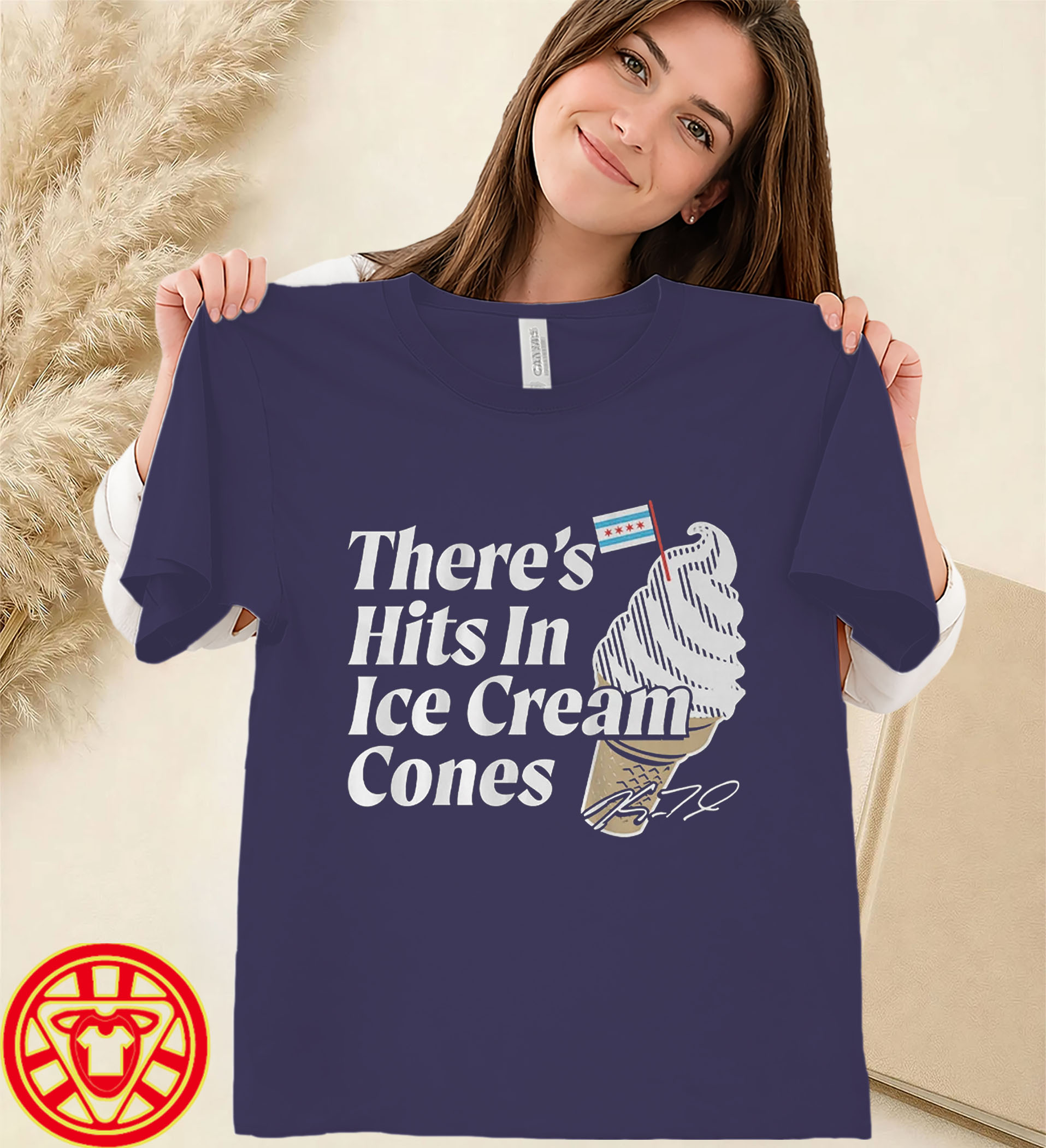 Kyle Teel There's Hits In Ice Cream Cones women-design