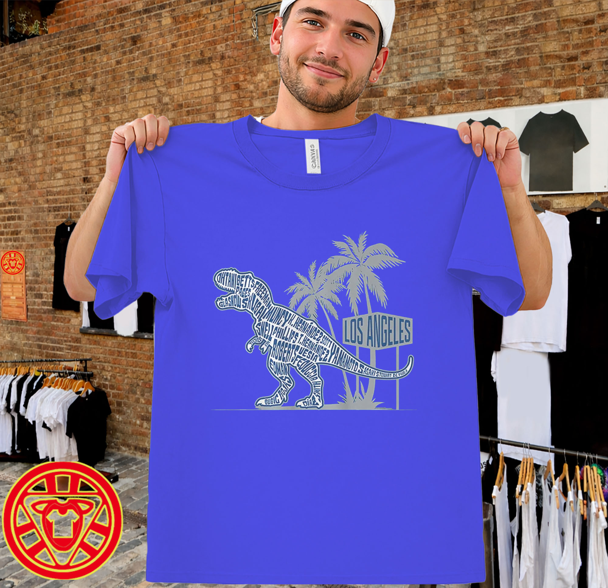 Los Angeles Dinosaurs men-design
