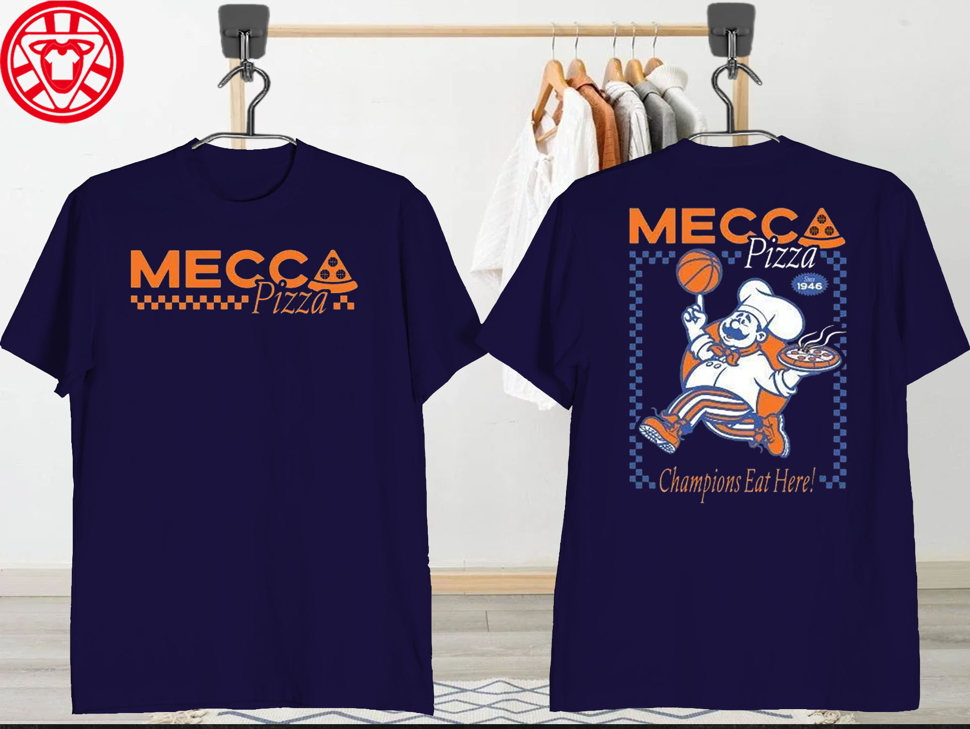 Mecca Pizza Champions Eat Mockup-Black-Fron