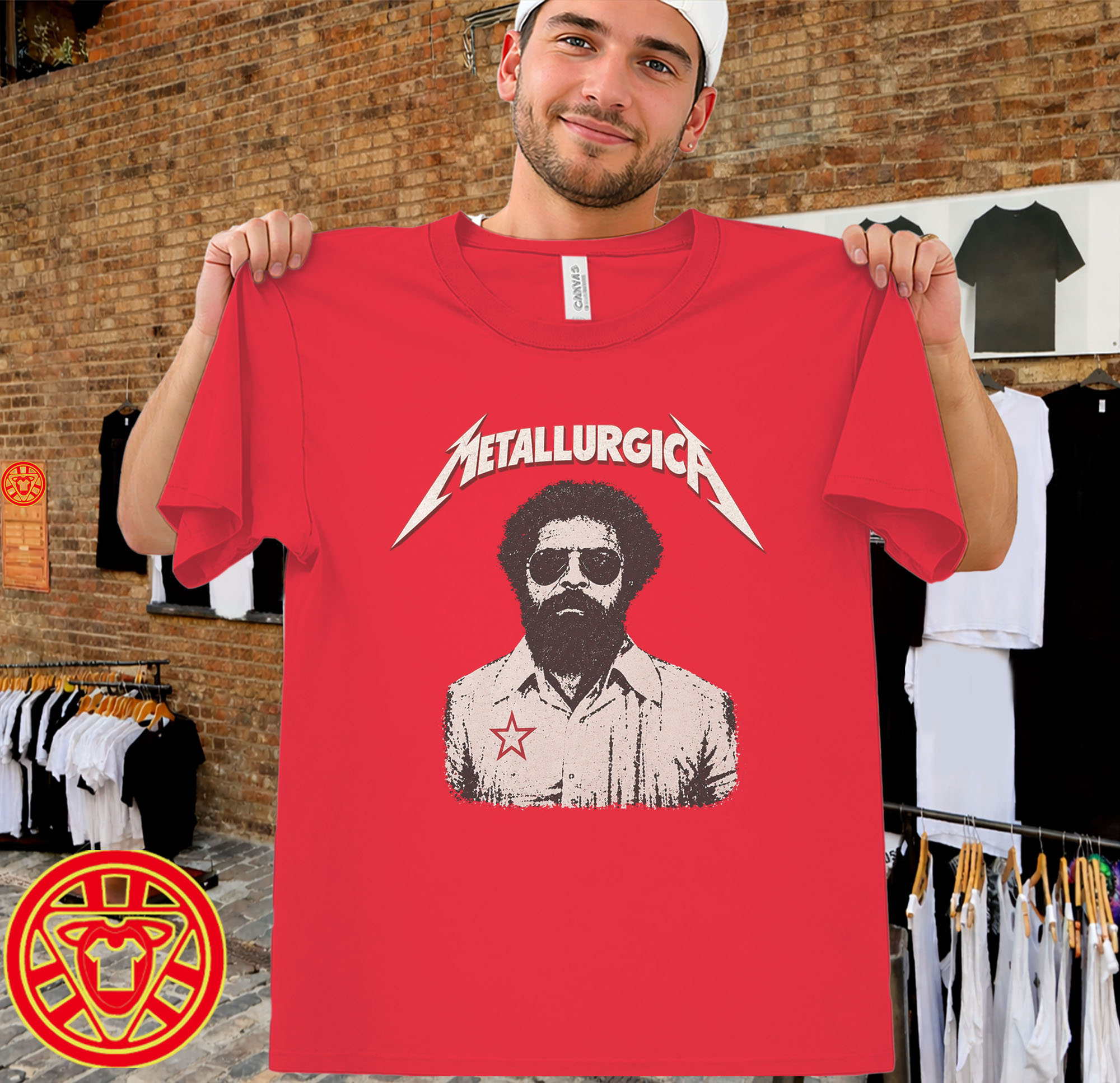 Metallurgica Lula Metallica Parody men-design